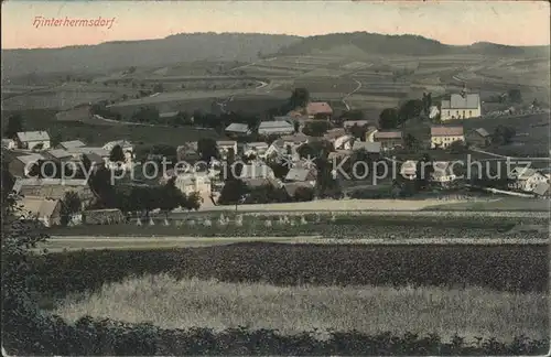 Hinterhermsdorf Panorama Kat. Sebnitz