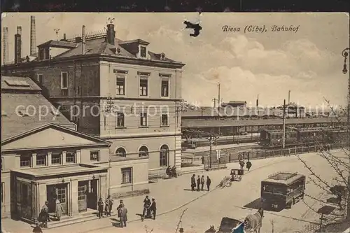 Riesa Sachsen Bahnhof Kat. Riesa