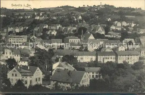 Sebnitz Stadtbild mit Grenadierburg Kat. Sebnitz