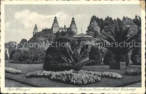 Bad Wildungen Kurpark Hoetl Fuerstenhof  Kat. Bad Wildungen