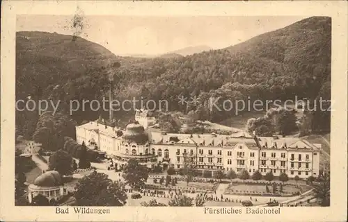 Bad Wildungen Fuerstliches Badehotel  Kat. Bad Wildungen