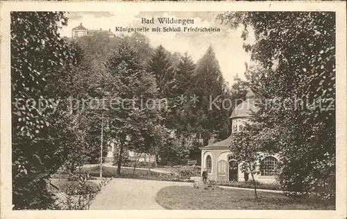 Bad Wildungen Koenigsquelle Schloss Friedrichstein  Kat. Bad Wildungen