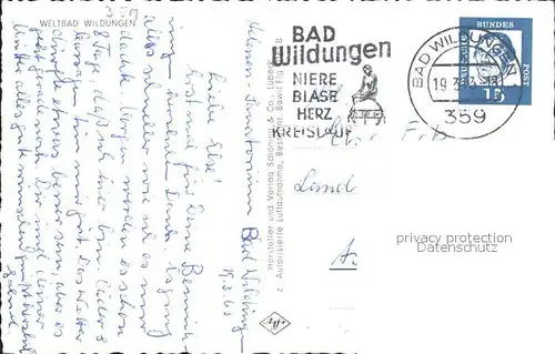 Bad Wildungen Fliegeraufnahme Kat. Bad Wildungen