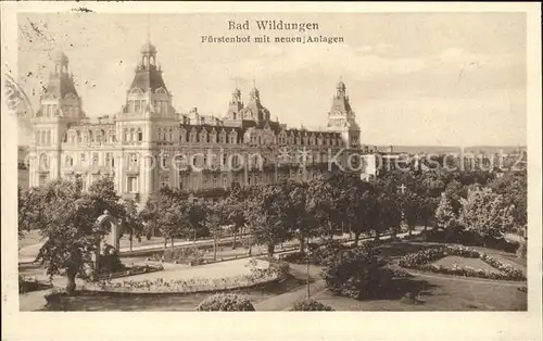 Bad Wildungen Hotel Fuerstenhof mit neuen Anlagen Kat. Bad Wildungen