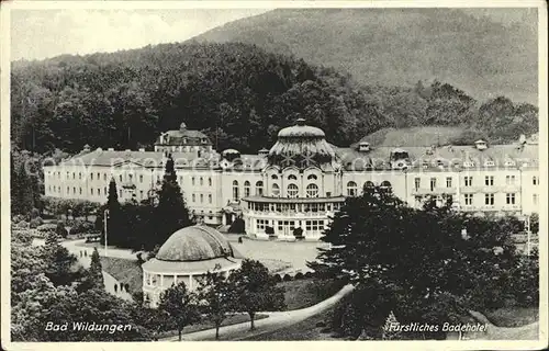 Bad Wildungen Fuerstliches Badehotel Kat. Bad Wildungen