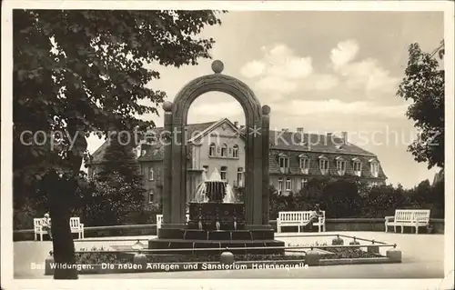 Bad Wildungen Neue Anlagen Sanatorium Helenenquelle Kat. Bad Wildungen