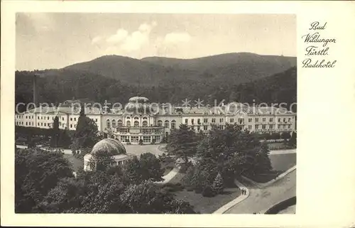 Bad Wildungen Fuerstliches Badehotel Kat. Bad Wildungen