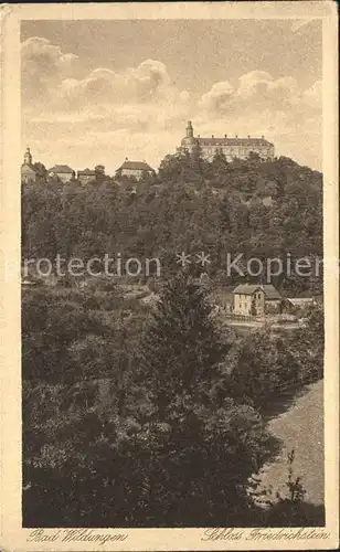 Bad Wildungen Schloss Friedrichstein Kupfertiefdruck Kat. Bad Wildungen