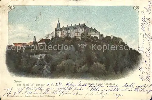 Bad Wildungen Schloss Friedrichstein Kat. Bad Wildungen