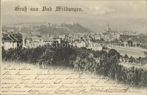 Bad Wildungen Gesamtansicht Reichspost Kat. Bad Wildungen