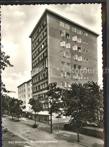 Bad Wildungen Westend Sanatorium Kat. Bad Wildungen