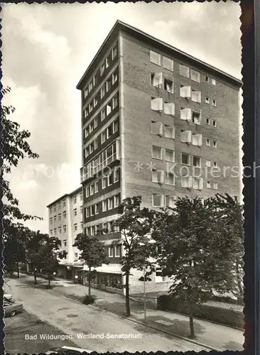 Bad Wildungen Westend Sanatorium Kat. Bad Wildungen