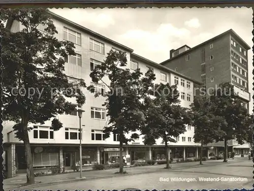 Bad Wildungen Westend Sanatorium Kat. Bad Wildungen