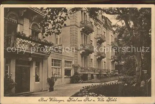 Bad Wildungen Hotel Zur Post und Villa Hoehle Kat. Bad Wildungen