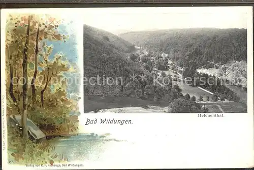 Bad Wildungen Helenental Kat. Bad Wildungen