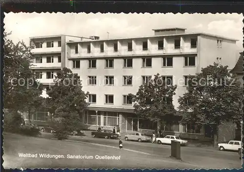 Bad Wildungen Sanatorium Quellenhof Kat. Bad Wildungen