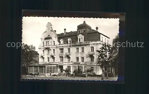 Bad Wildungen Sanatorium Quellenhof Kat. Bad Wildungen