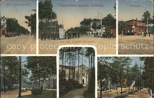 Zeithain Truppen  uebungsplatz Koenig Georg  Strasse Torwache  Kat. Zeithain