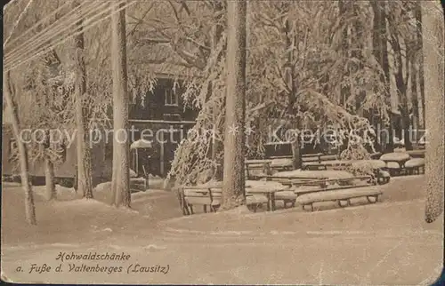 Valtenberg Hochwaldschaenke Kat. Neukirch Lausitz