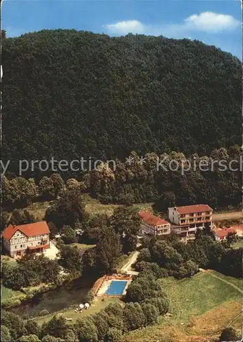 Bergfreiheit Hotel Pension Die Hardtmuehle Fliegeraufnahme Kat. Bad Wildungen