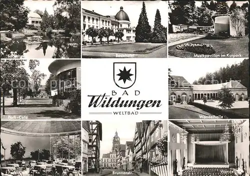 Bad Wildungen Kurpark Badehotel Wandelhalle Kat. Bad Wildungen