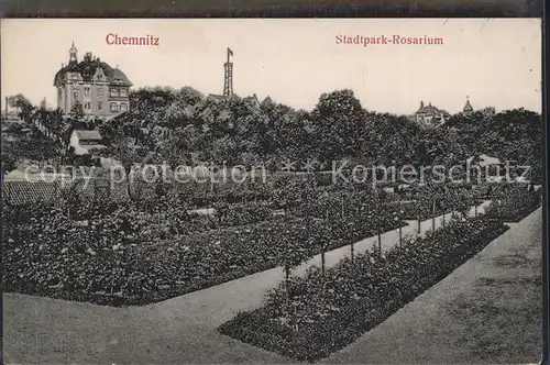 Chemnitz Stadtpark Rosarium Kat. Chemnitz