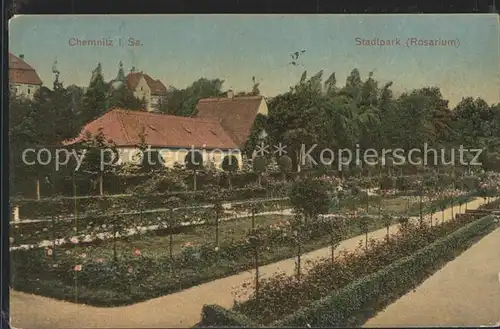 Chemnitz Stadtpark Rosarium Kat. Chemnitz