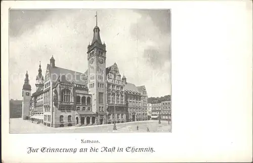 Chemnitz Rathaus Kat. Chemnitz