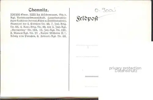 Chemnitz Rathaus Kat. Chemnitz