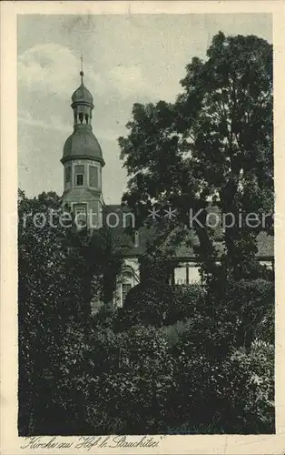 Stauchitz Kirche zu Hof Kat. Stauchitz