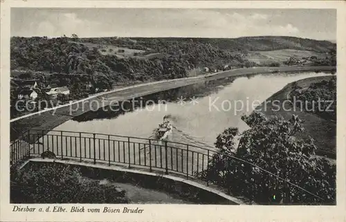 Diesbar Seusslitz Blick vom Boesen Bruder Kat. Nuenchritz