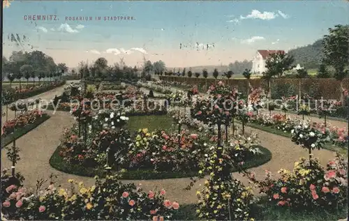 Chemnitz Rosarium im Stadtpark Kat. Chemnitz