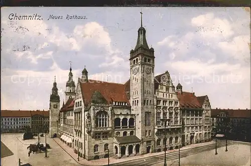 Chemnitz Rathaus Kat. Chemnitz