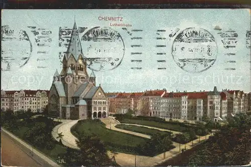 Chemnitz Lutherkirche Kat. Chemnitz
