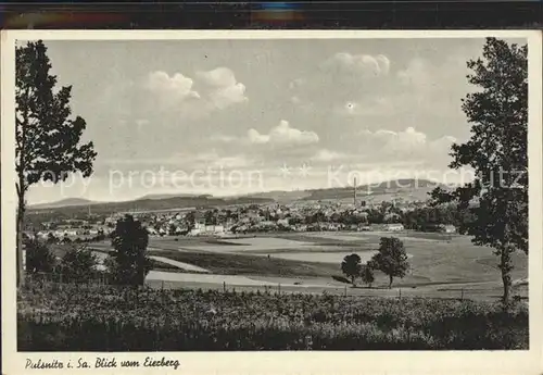 Pulsnitz Sachsen Blick vom Eierberg Kat. Pulsnitz