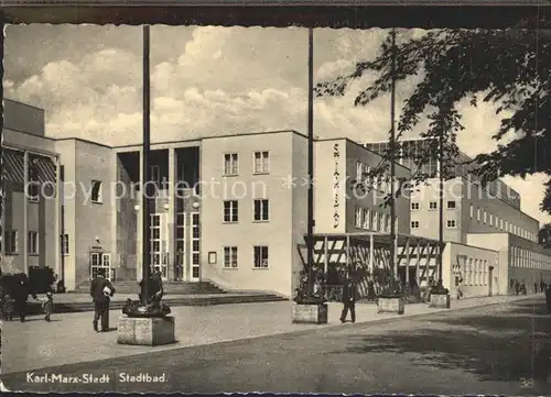 Karl Marx Stadt Stadtbad Kat. Chemnitz