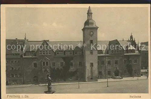 Freiberg Sachsen Rathaus Kat. Freiberg