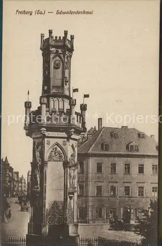 Freiberg Sachsen Schwedendenkmal Kat. Freiberg