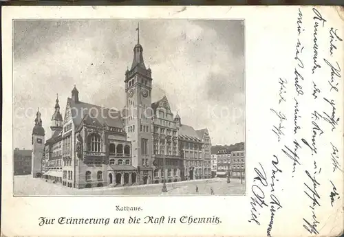 Chemnitz Rathaus Kat. Chemnitz