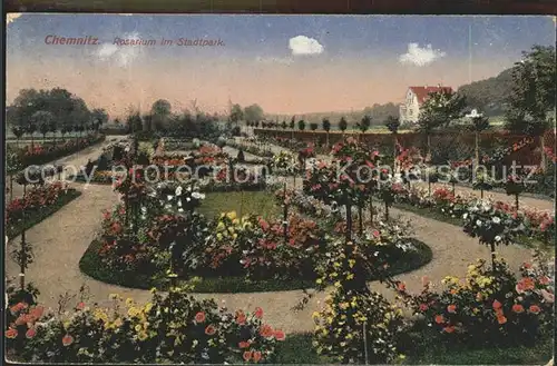 Chemnitz Rosarium im Stadtpark Kat. Chemnitz