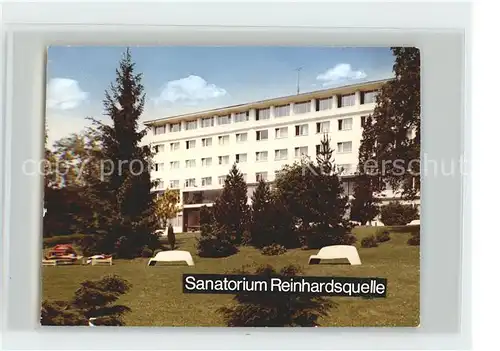 Reinhardshausen Sanatorium Reinhardsquelle Kat. Bad Wildungen