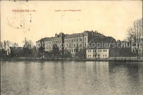 Freiberg Sachsen Land und Amtsgericht Kat. Freiberg