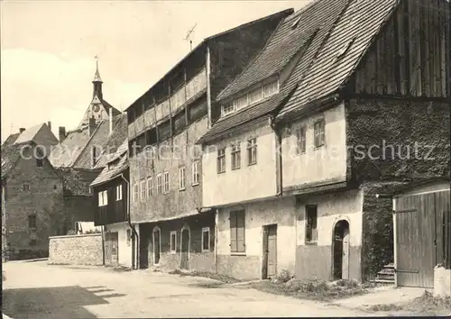 Freiberg Sachsen Alte Gerberhaeuser am Muehlgraben Kat. Freiberg