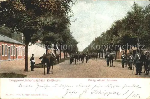 Zeithain Truppenuebungsplatz Koenig Albert Strasse Kat. Zeithain