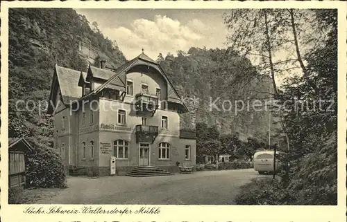 Bad Schandau Waltersdorfer Muehle Kat. Bad Schandau