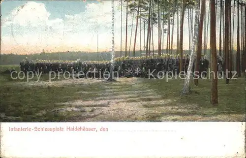 Haidehaeuser Infanterie  Schiessplatz Kat. Olbernhau
