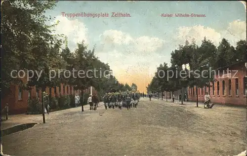 Zeithain Truppenuebungsplatz Kaiser Wilhelm  Strasse Kat. Zeithain