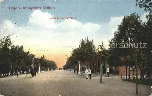 Zeithain Truppenuebungsplatz Kaiser Wilhelm  Strasse Kat. Zeithain