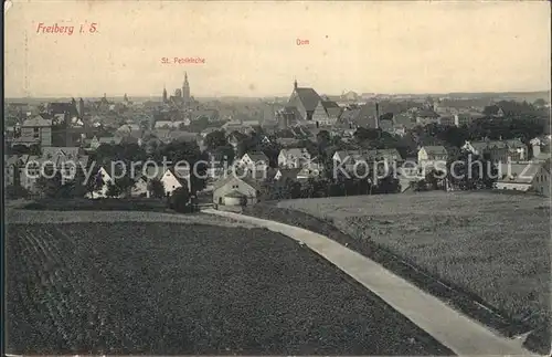 Freiberg Sachsen Sankt Petrikirche Dom Stadt Kat. Freiberg