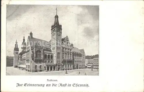 Chemnitz Rathaus Kat. Chemnitz